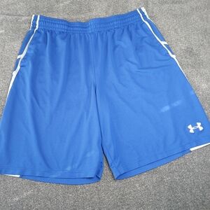 Rare SC30 Steph Curry Royal Blue Shorts 2XL Vintage Heat 🔥🏀